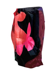 Christian Lacroix printed origami skirt