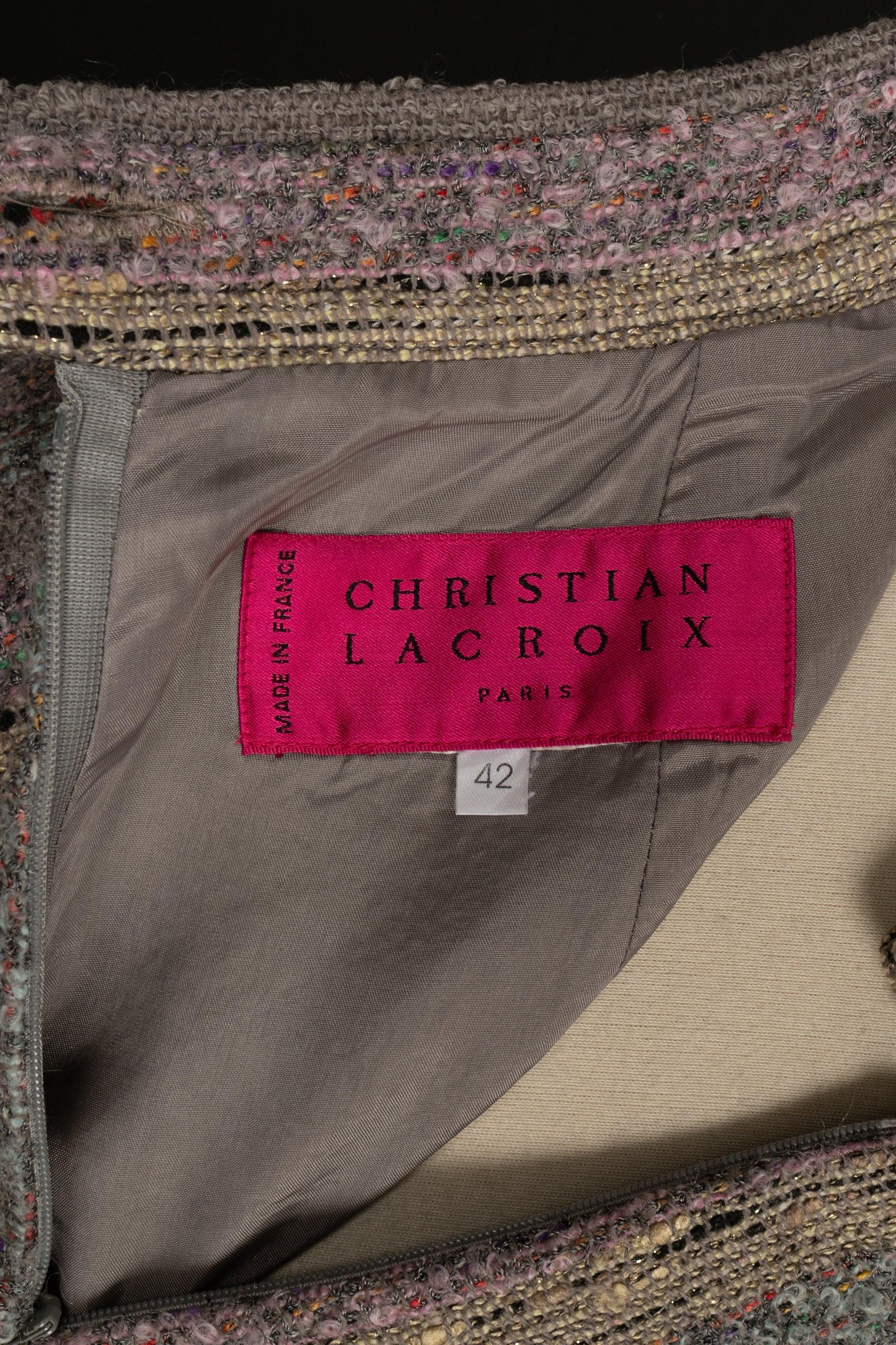 Christian Lacroix Python and Tweed Suit Set For Sale 3