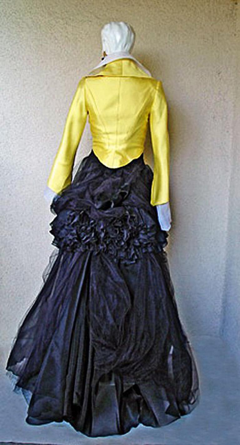 Women's  Christian Lacroix Rare Haute Couture Runway Jacket Blouse Ball Skirt, Corset For Sale