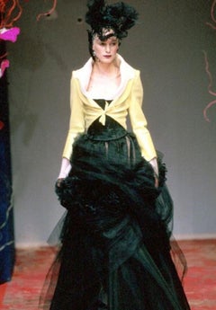 Christian Lacroix Rare Runway Couture Jacket Blouse Ball Skirt, Corset    Grand!