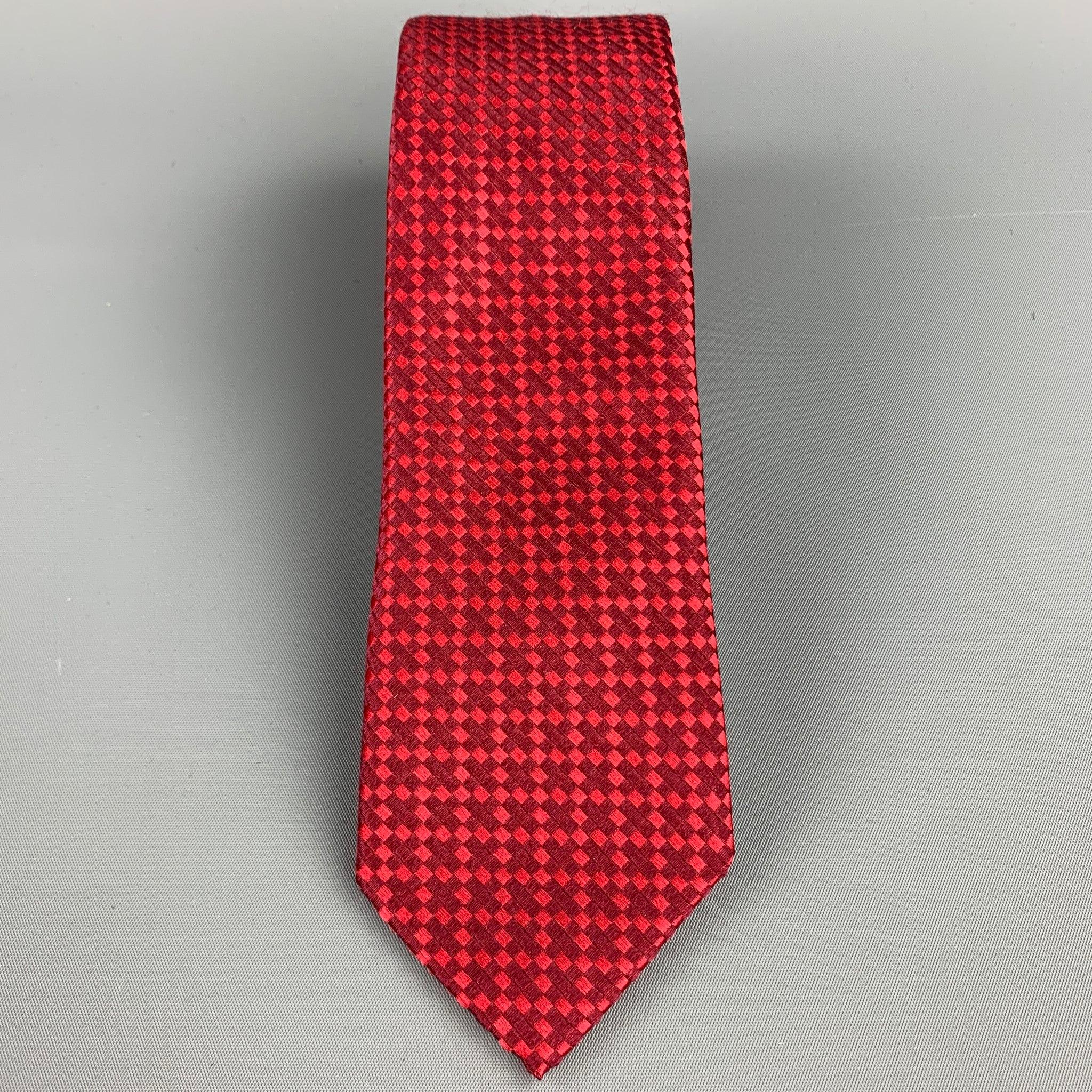 CHRISTIAN LACROIX neck tie comes in a red diamond print silk. Made in Italy.
Very Good Pre-Owned Condition.
Width: 2.5 inches  
  
  
 
Reference: 106628
Category: Tie
More Details
    
Brand:  CHRISTIAN LACROIX 
Color:  Red
Pattern: 