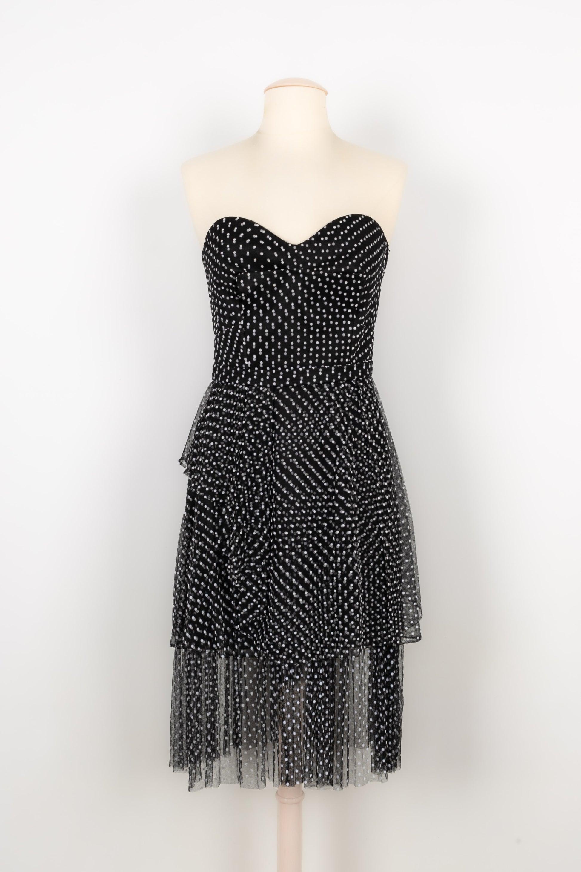 Women's Christian Lacroix Set Composed of a Dress and a Bolero in Polka Dot, 1990s For Sale