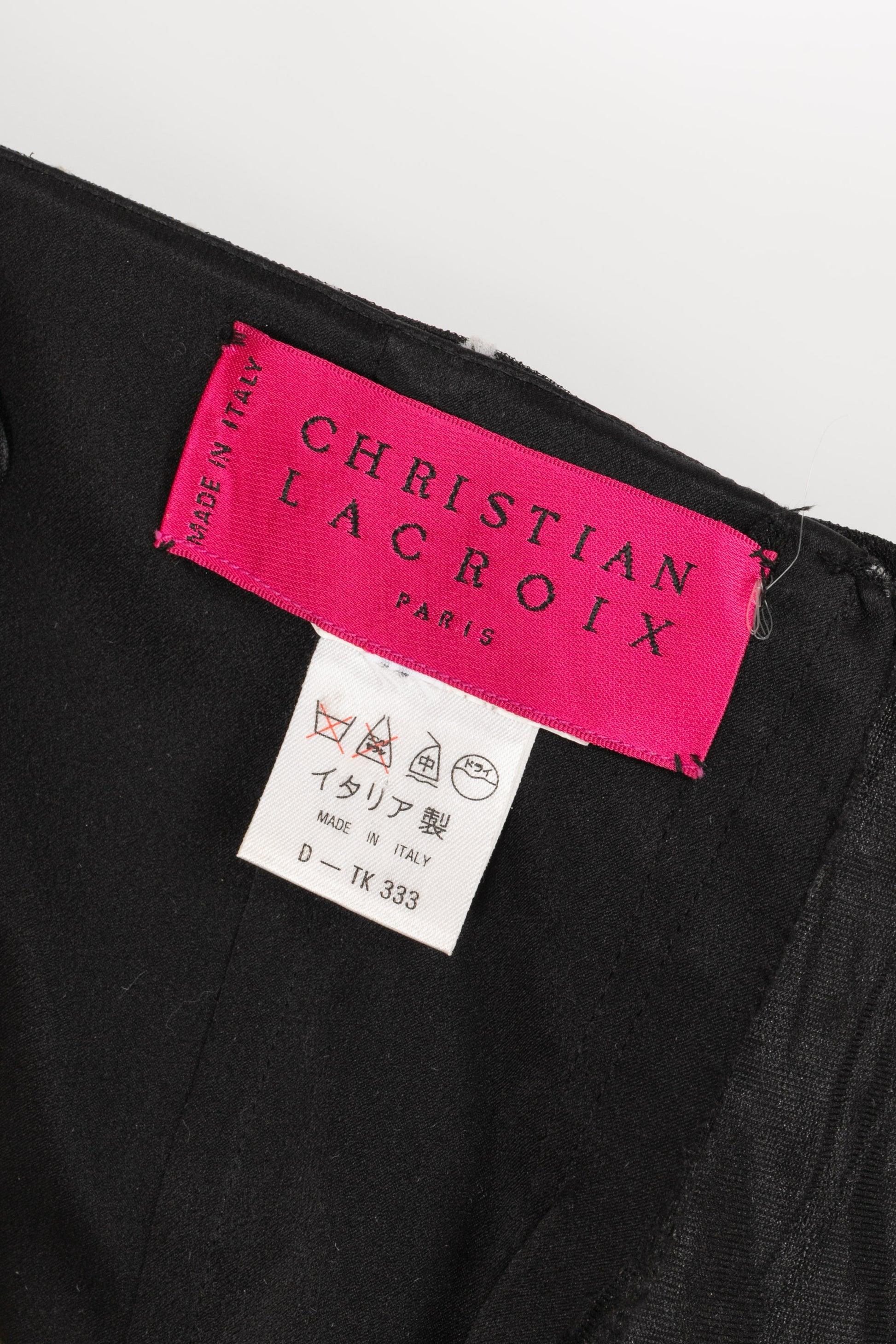 Christian Lacroix Set aus einem Kleid und einem Bolero in gepunktetem Muster, 1990er im Angebot 3