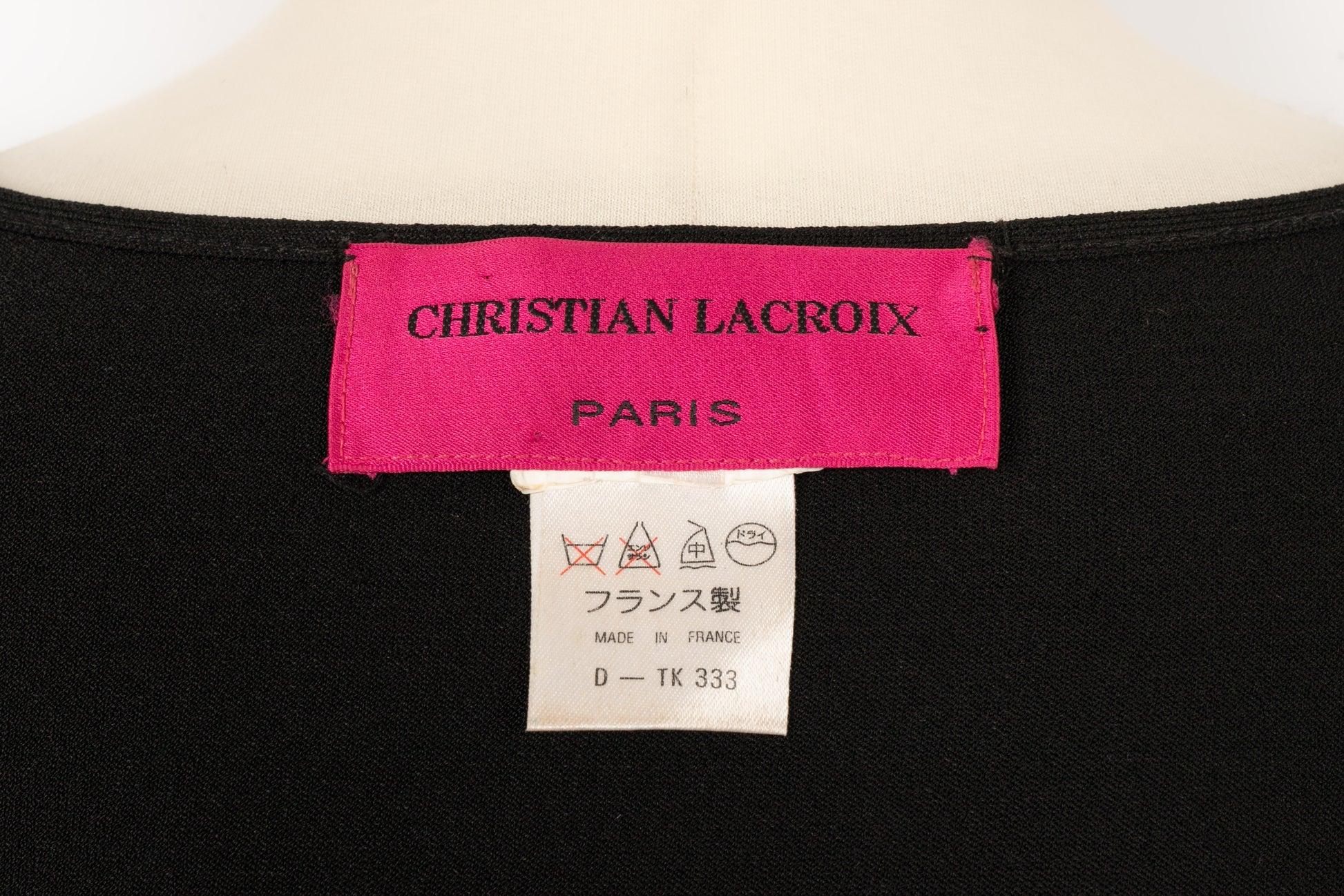 Christian Lacroix Set aus einem Kleid und einem Bolero in gepunktetem Muster, 1990er im Angebot 4