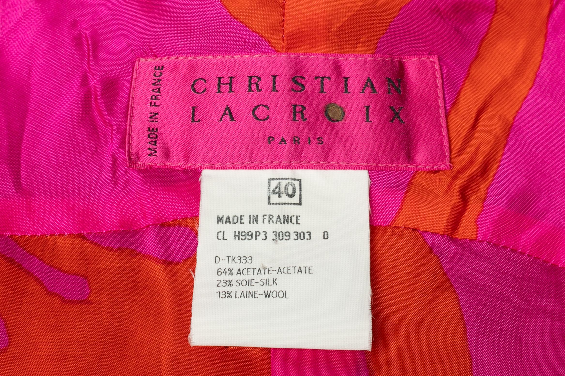 Christian Lacroix set Fall-winter 2000 in vendita 15