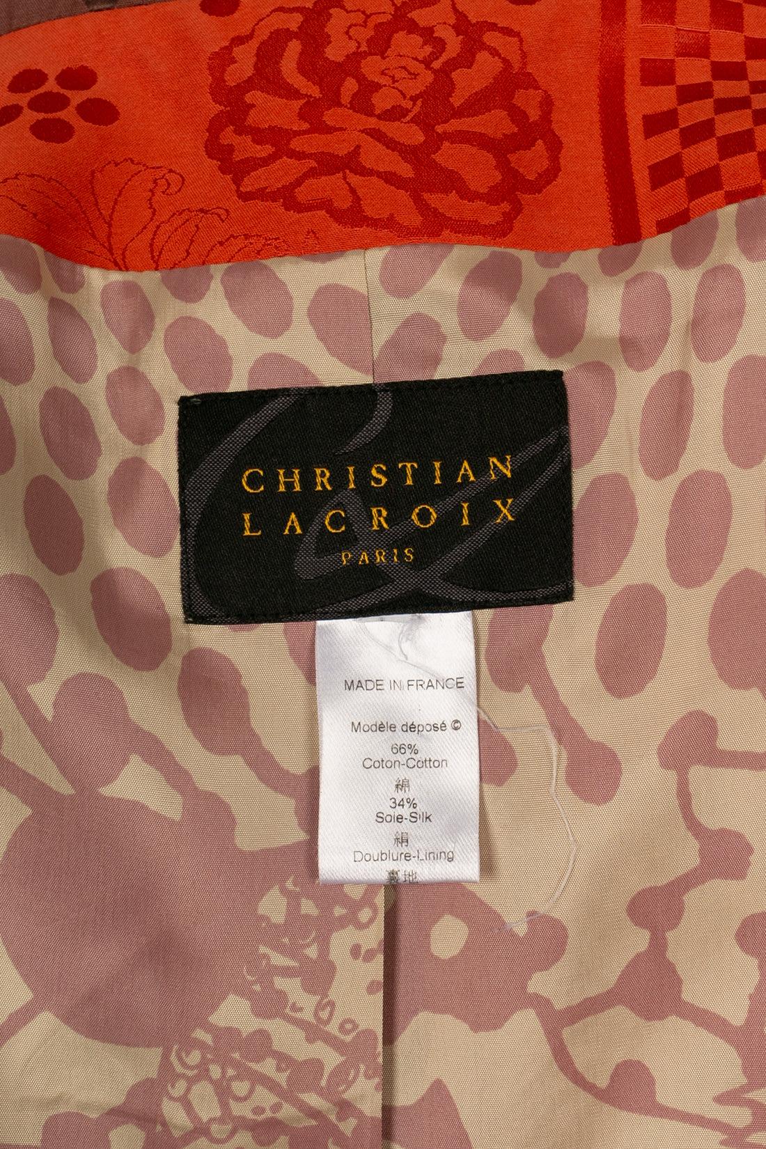 Christian Lacroix Set in Cotton and Silk For Sale 8