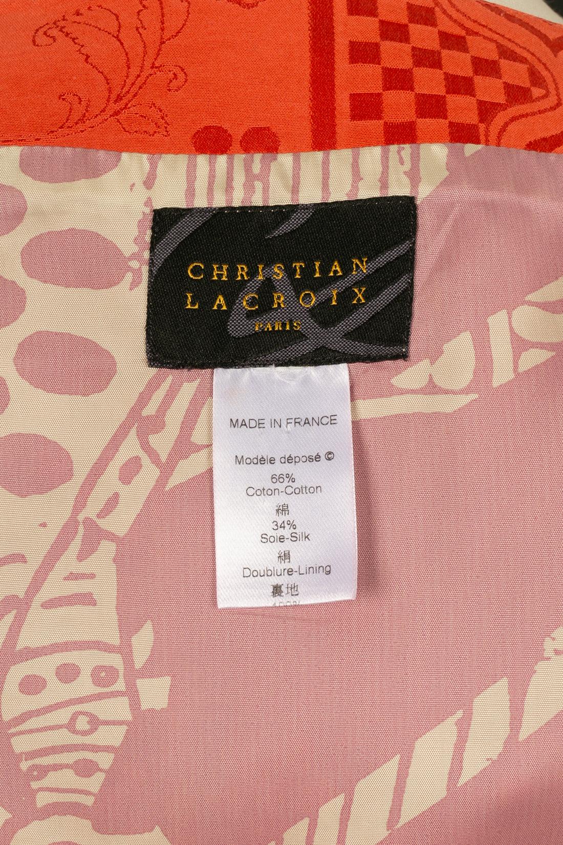 Christian Lacroix Set in Cotton and Silk For Sale 9
