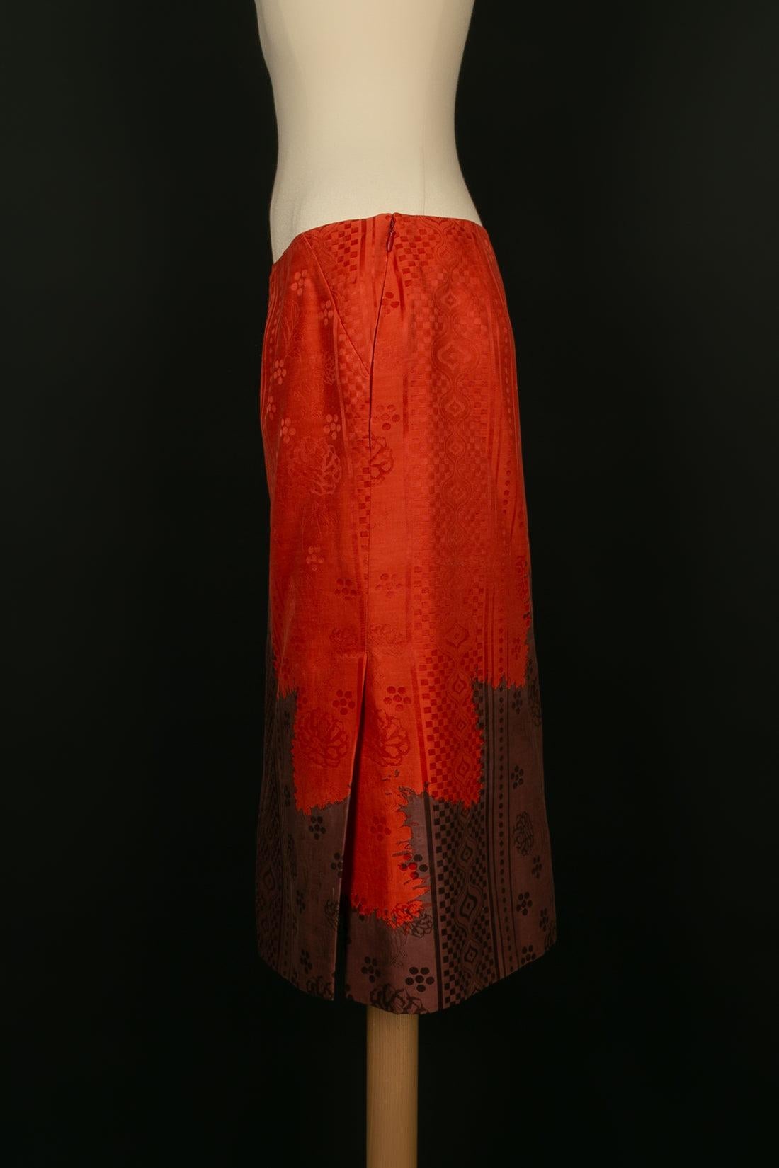 Christian Lacroix Set in Cotton and Silk In Excellent Condition For Sale In SAINT-OUEN-SUR-SEINE, FR