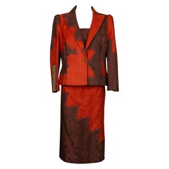 Ensemble Christian Lacroix en coton et soie