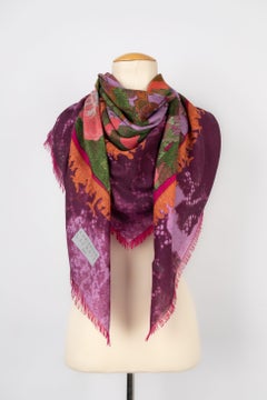 Christian Lacroix Silk and Wool Foulard Scarf