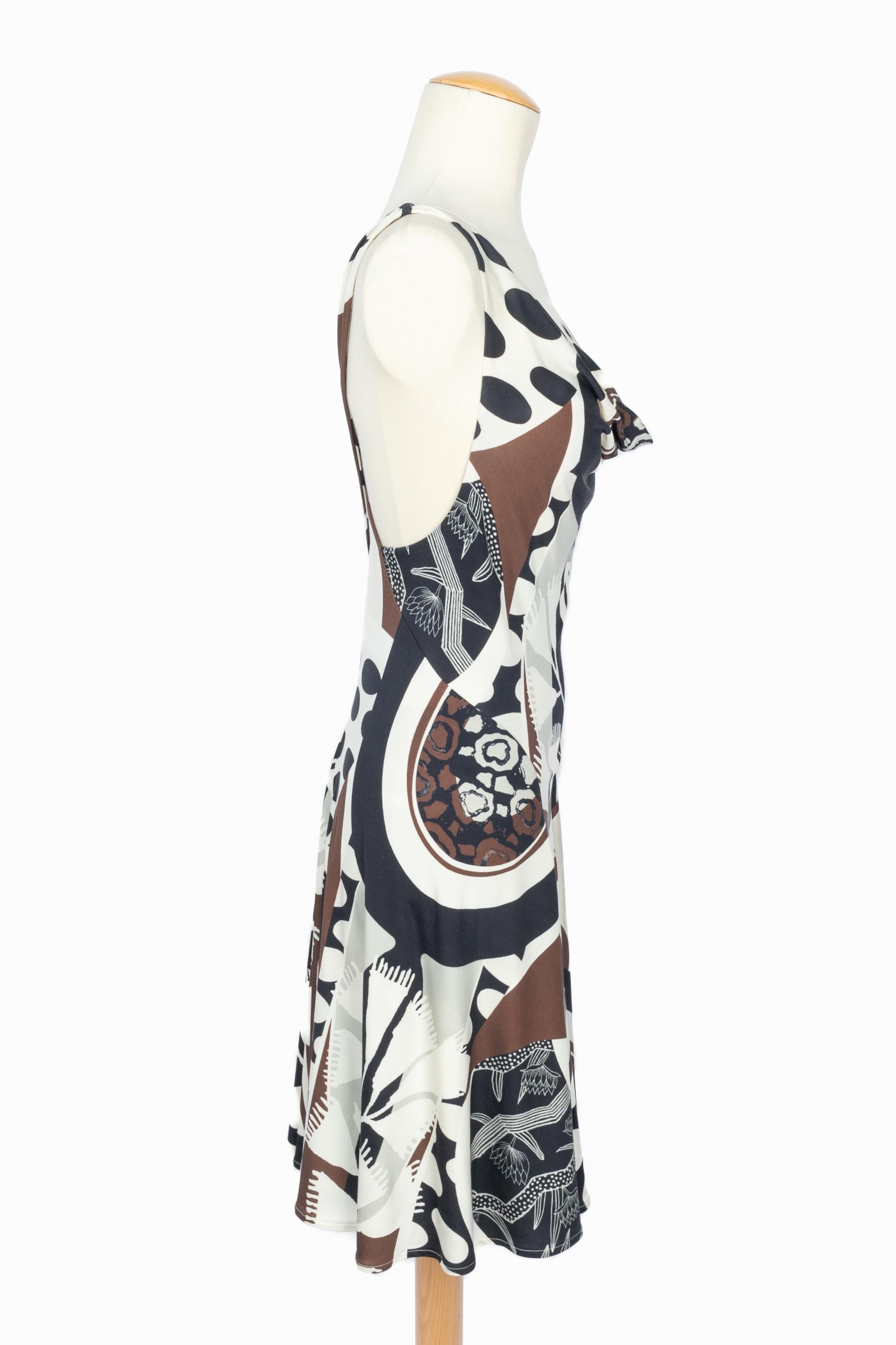 Donna Christian Lacroix silk dress in vendita