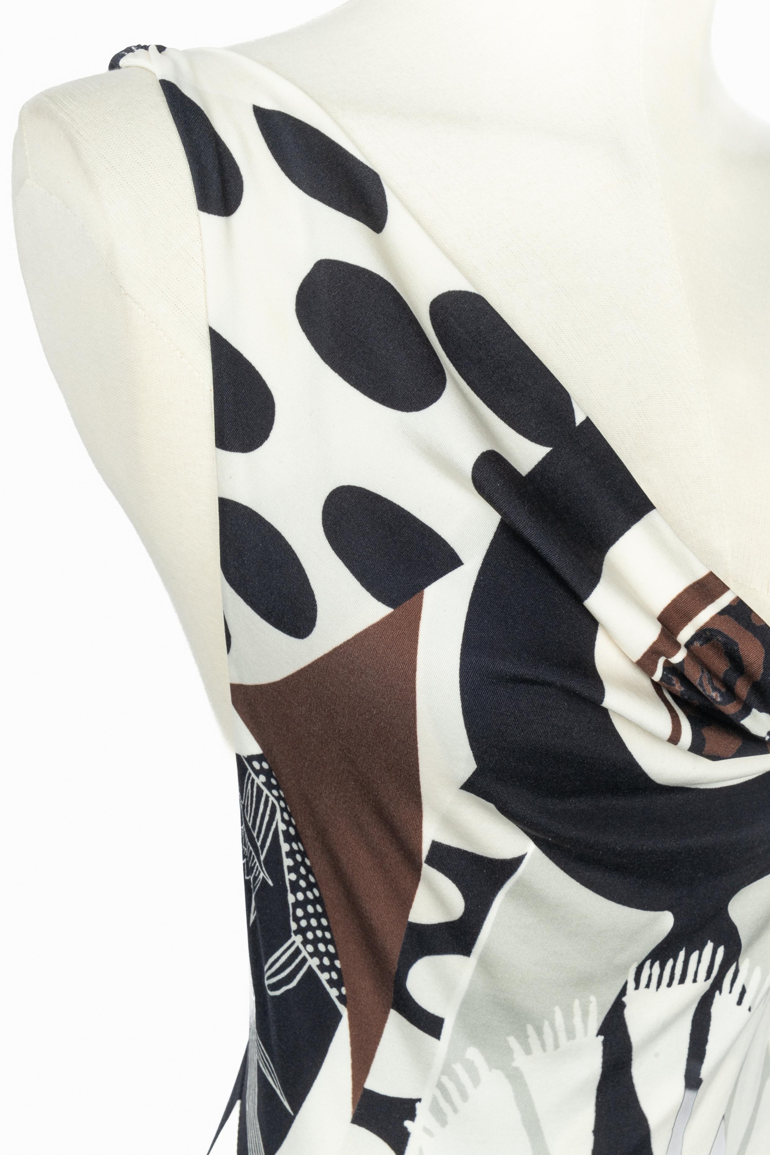 Christian Lacroix silk dress in vendita 3