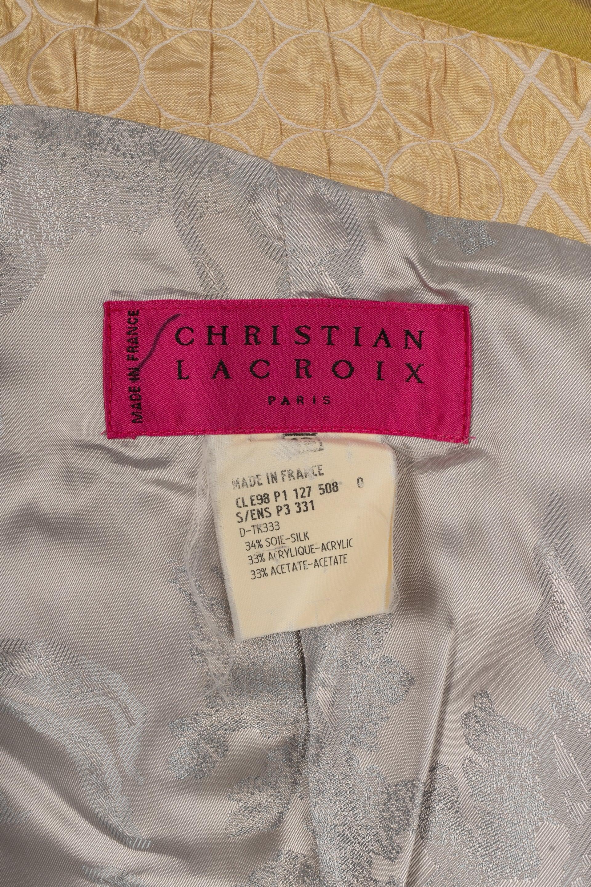 Christian Lacroix Silk, Lace and Taffeta Jacket Summer, 1998 For Sale 3