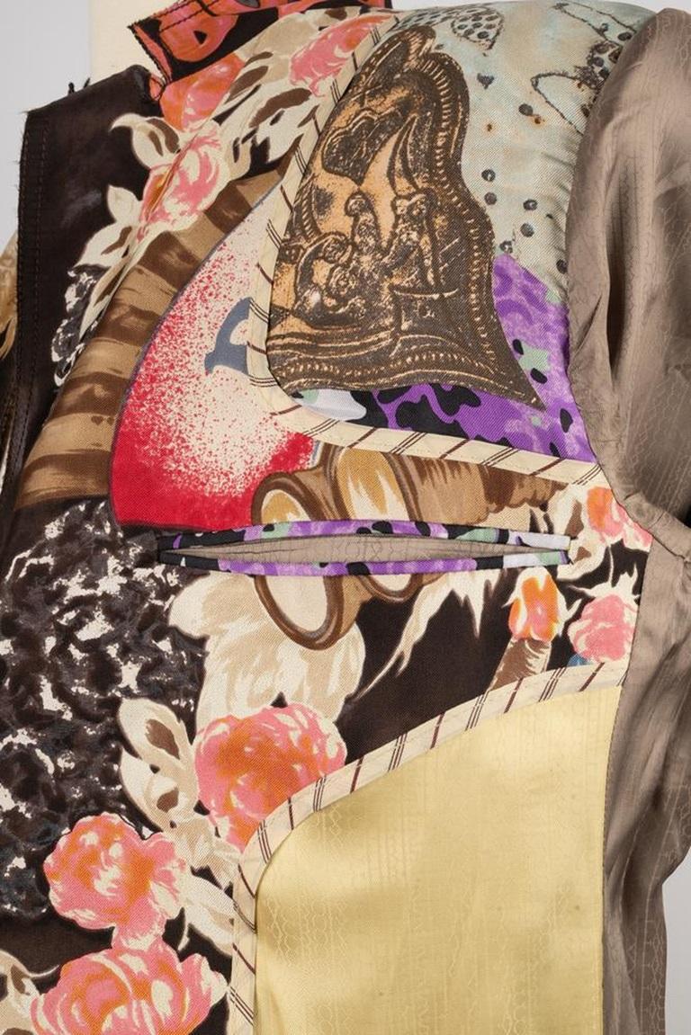Christian Lacroix Silk Men Jacket For Sale 5