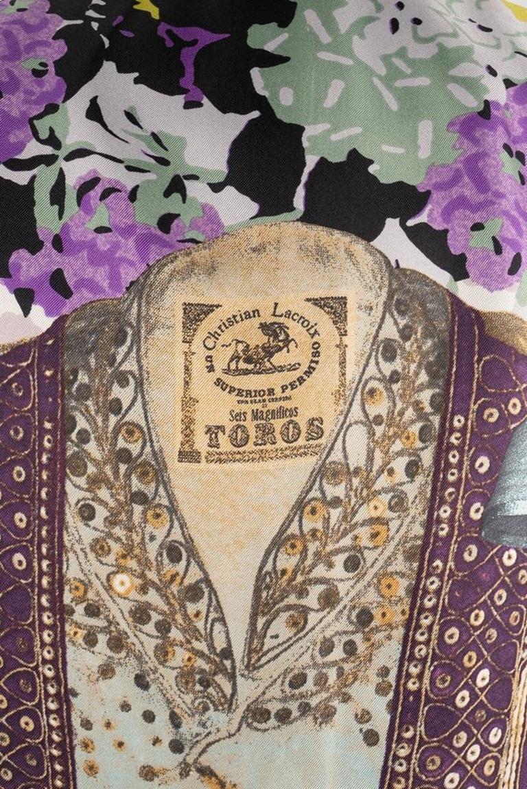 Christian Lacroix Silk Men Jacket For Sale 9