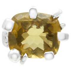 Christian Lacroix Silver and Citrine Statement Ring, Circa 1990 Christian Lacroix Silver and Citrine Statement Ring, Circa 1990