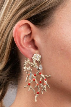 Christian Lacroix Silver metal Clip-on Earrings