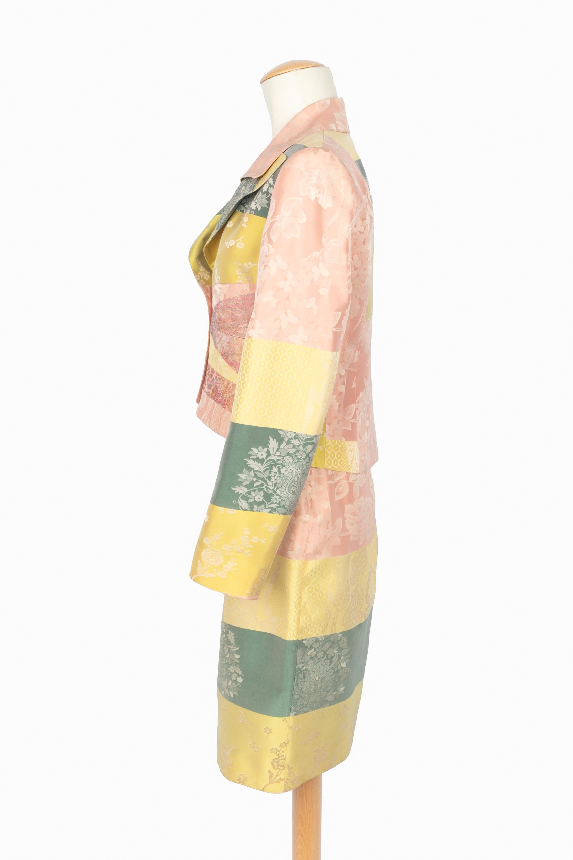 Traje con falda Christian Lacroix Primavera-Verano 1998 en venta 6