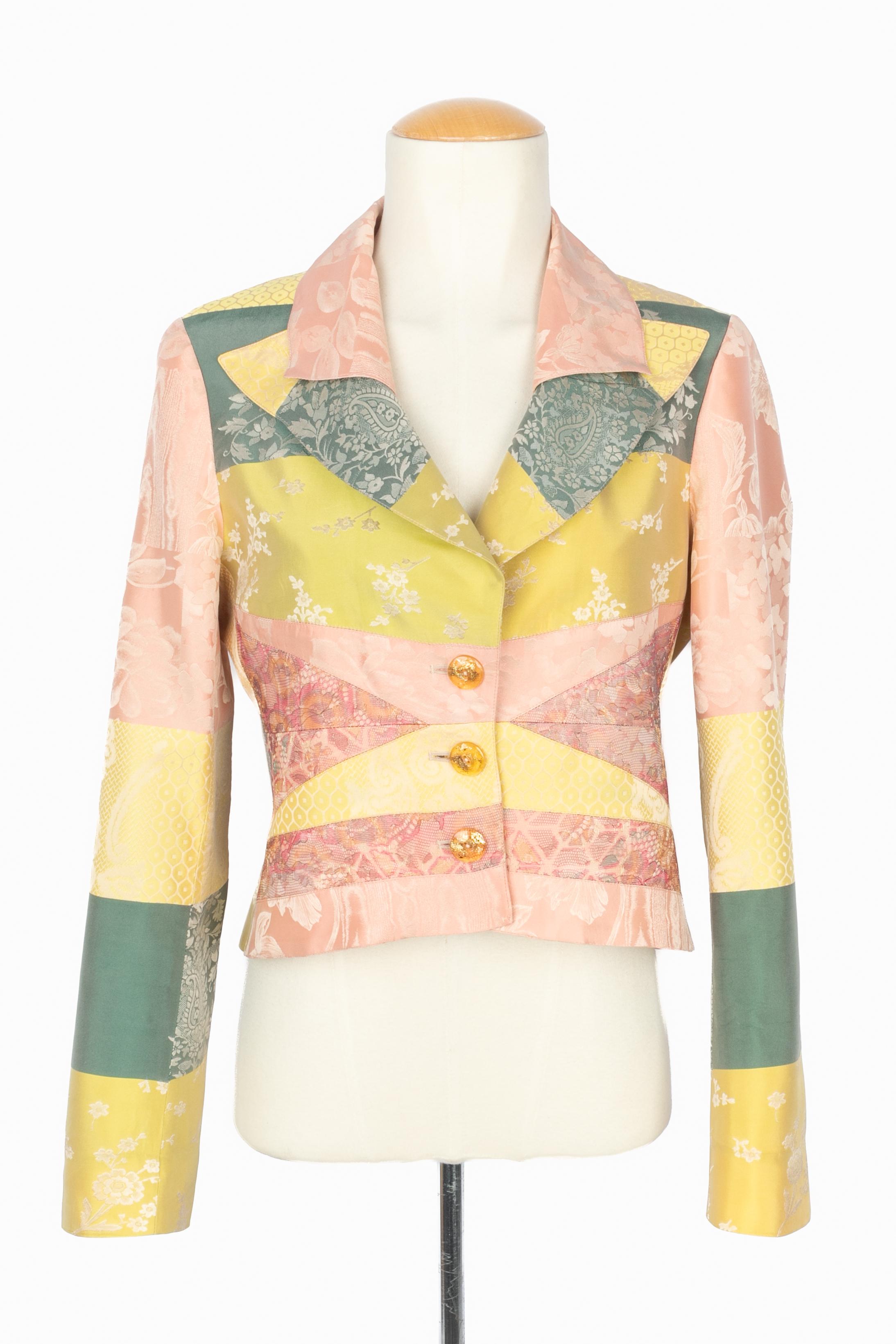 Traje con falda Christian Lacroix Primavera-Verano 1998 en venta 7