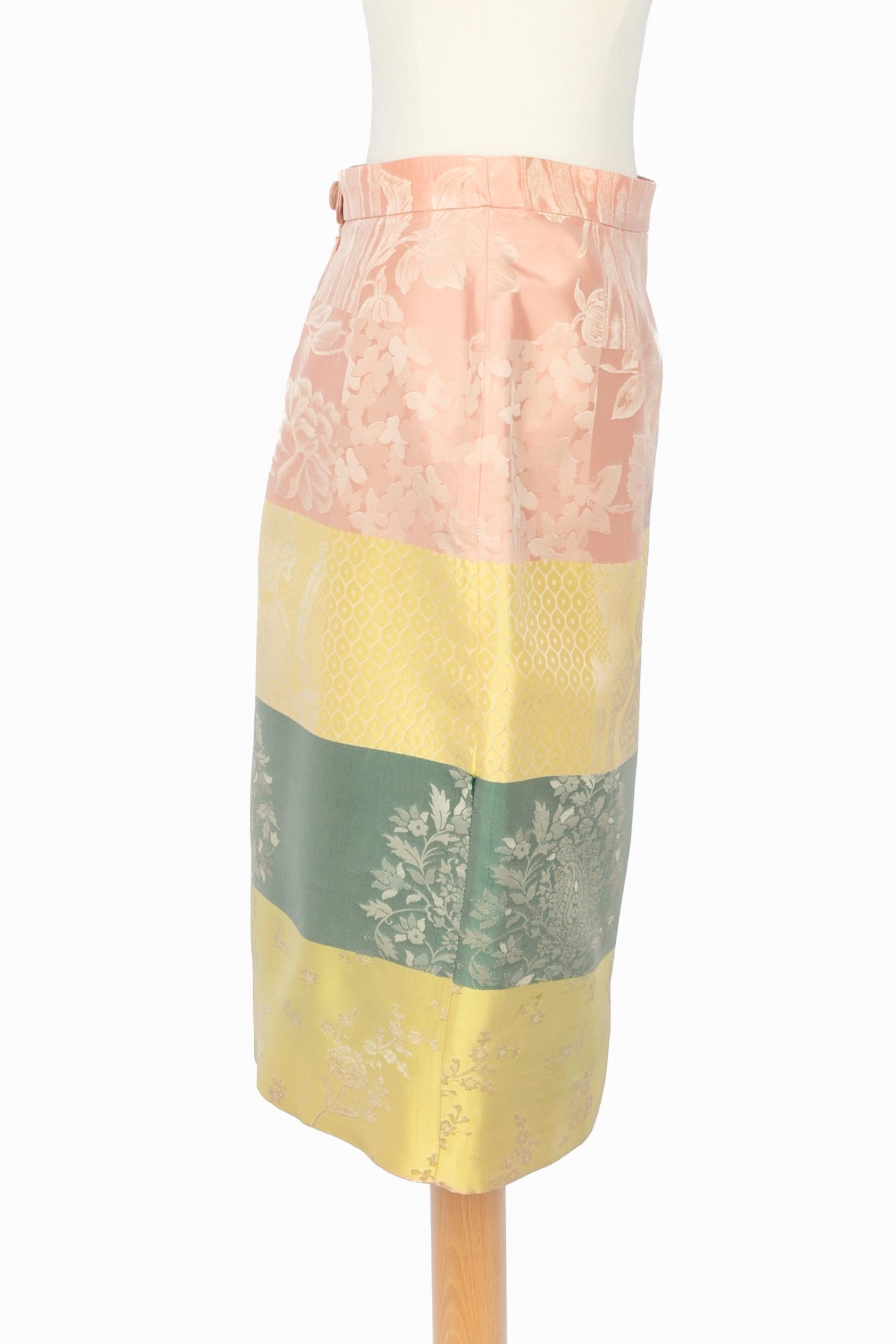 Traje con falda Christian Lacroix Primavera-Verano 1998 Beige en venta