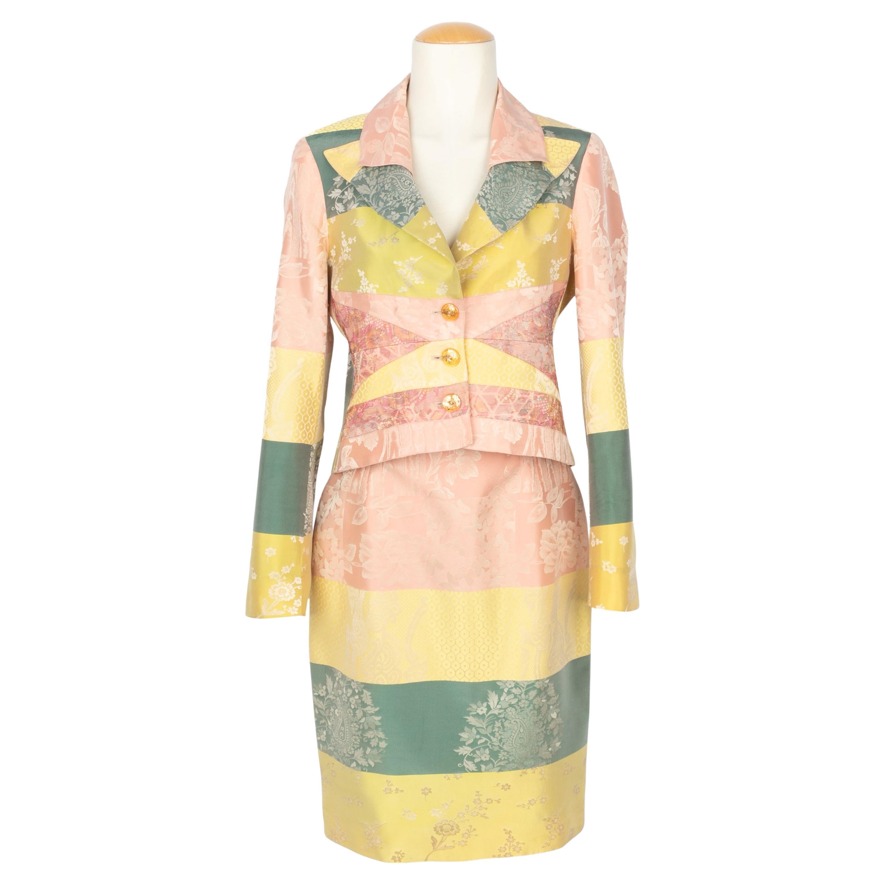 Christian Lacroix skirt suit Spring-Summer 1998