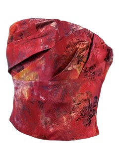 Christian Lacroix Spring 1999 Jacquard bustier