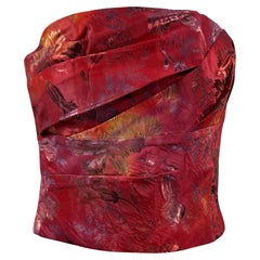 Christian Lacroix Spring 1999 Jacquard bustier