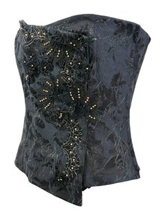 Christian Lacroix Spring 1999 silk bustier