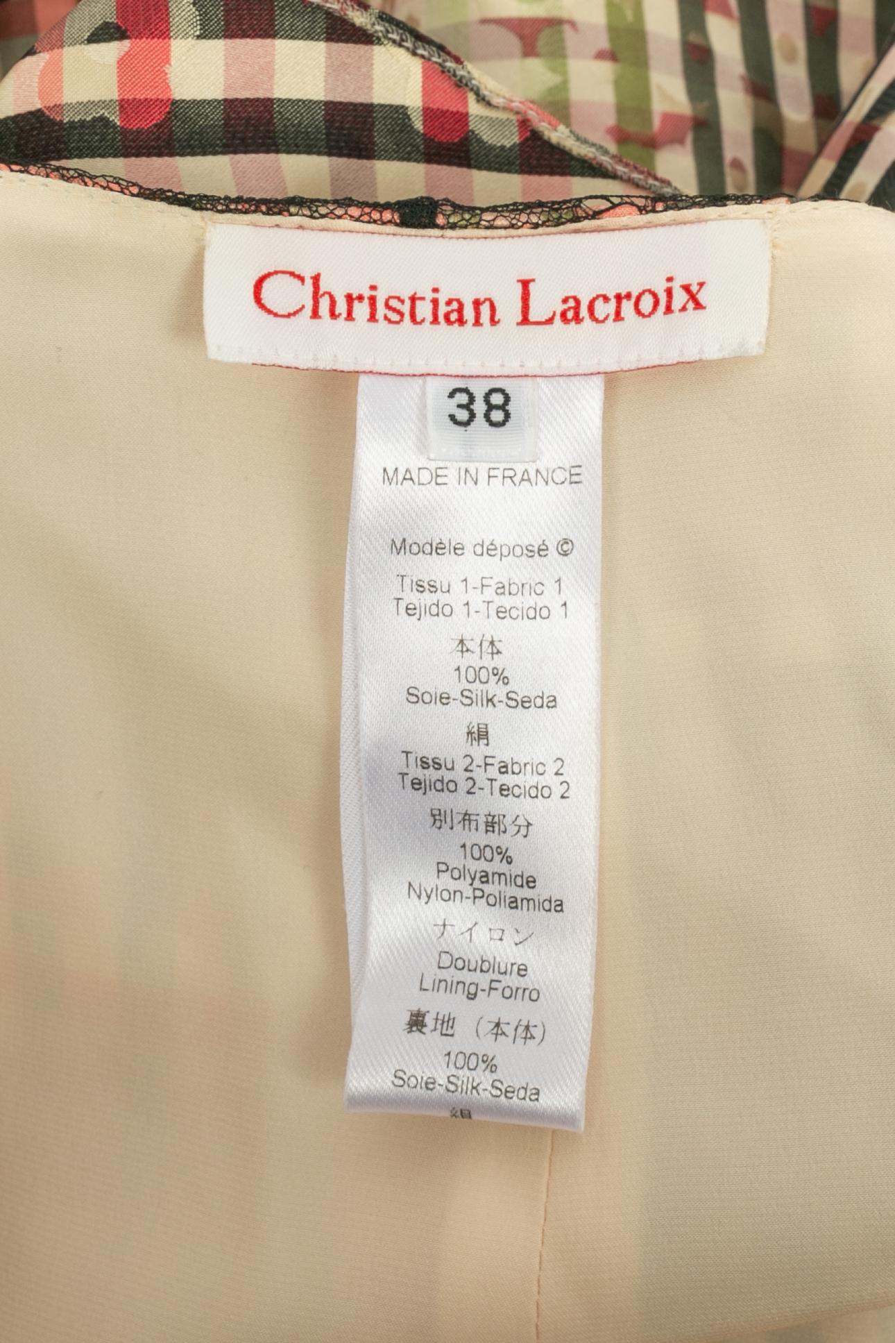 Christian Lacroix stole and skirt For Sale 7