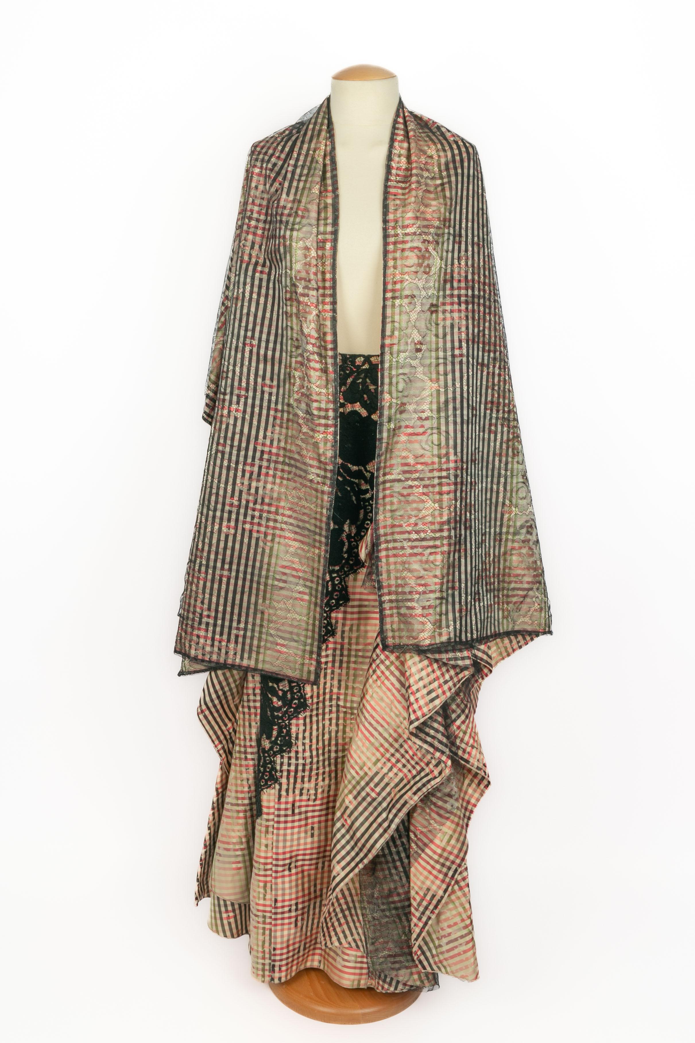 Christian Lacroix stole and skirt For Sale 8