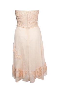 Christian Lacroix, Strapless nude colored dress