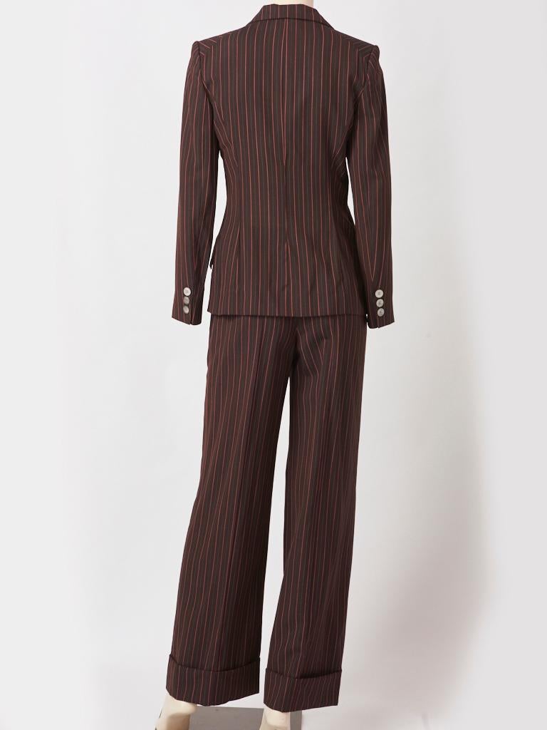 givenchy suit dark chocolate