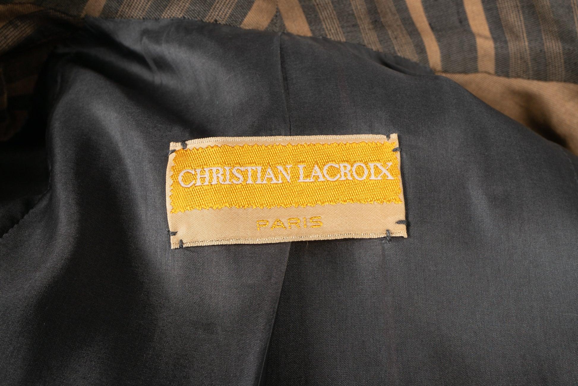 Christian Lacroix Suit Set of Pants and Jackete Haute Couture For Sale 6