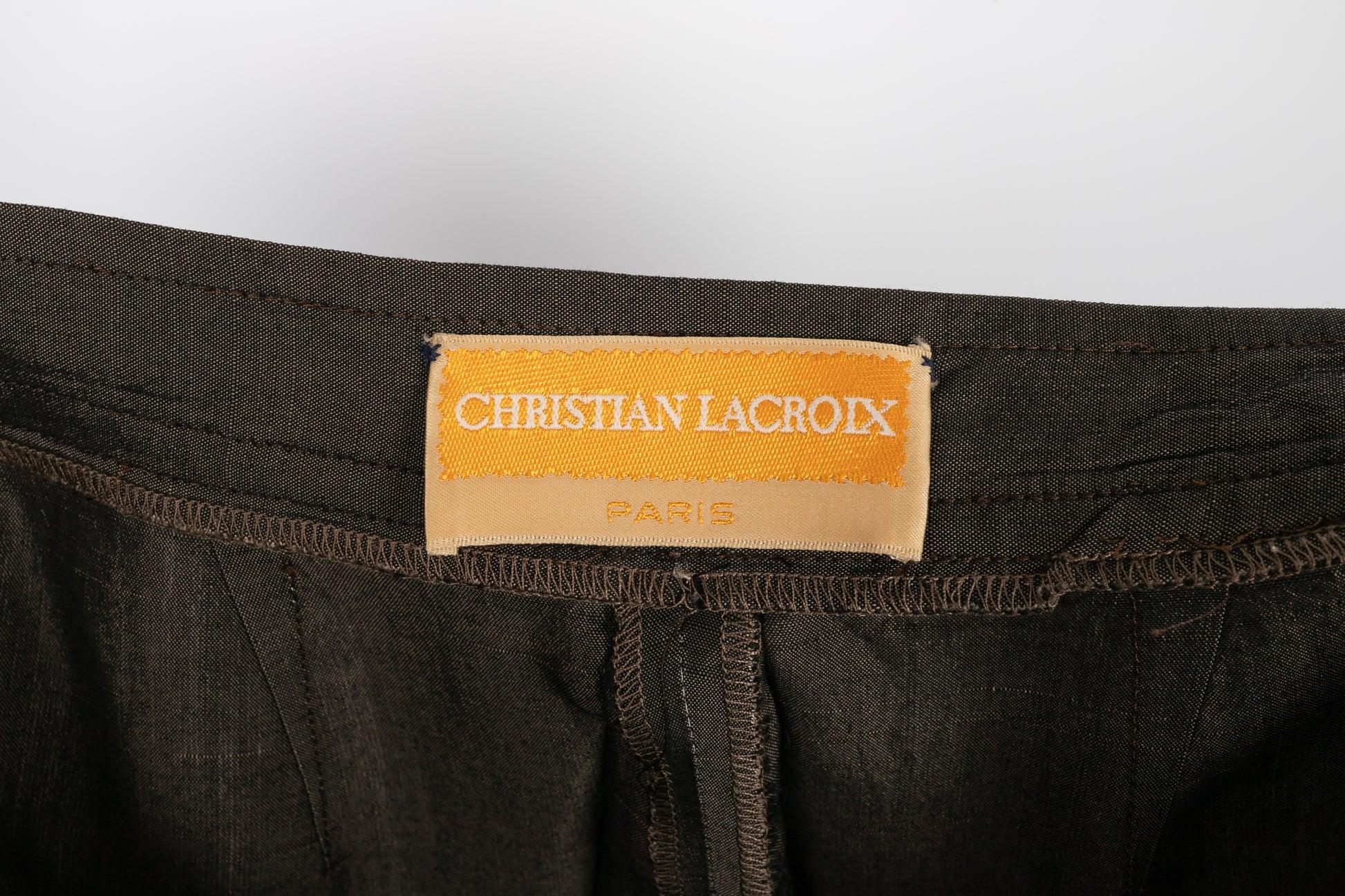 Christian Lacroix Suit Set of Pants and Jackete Haute Couture For Sale 5