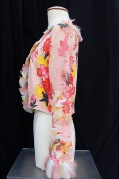Christian Lacroix Top and Cardigan with Floral Pattern