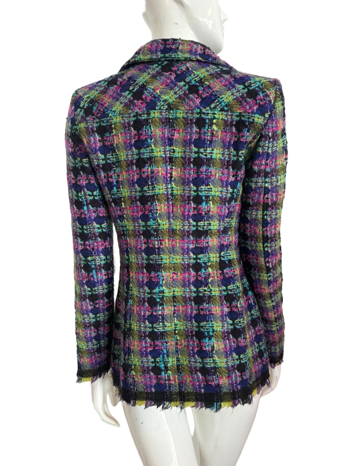 Christian Lacroix Tweed Blazer In Good Condition For Sale In Miami, FL