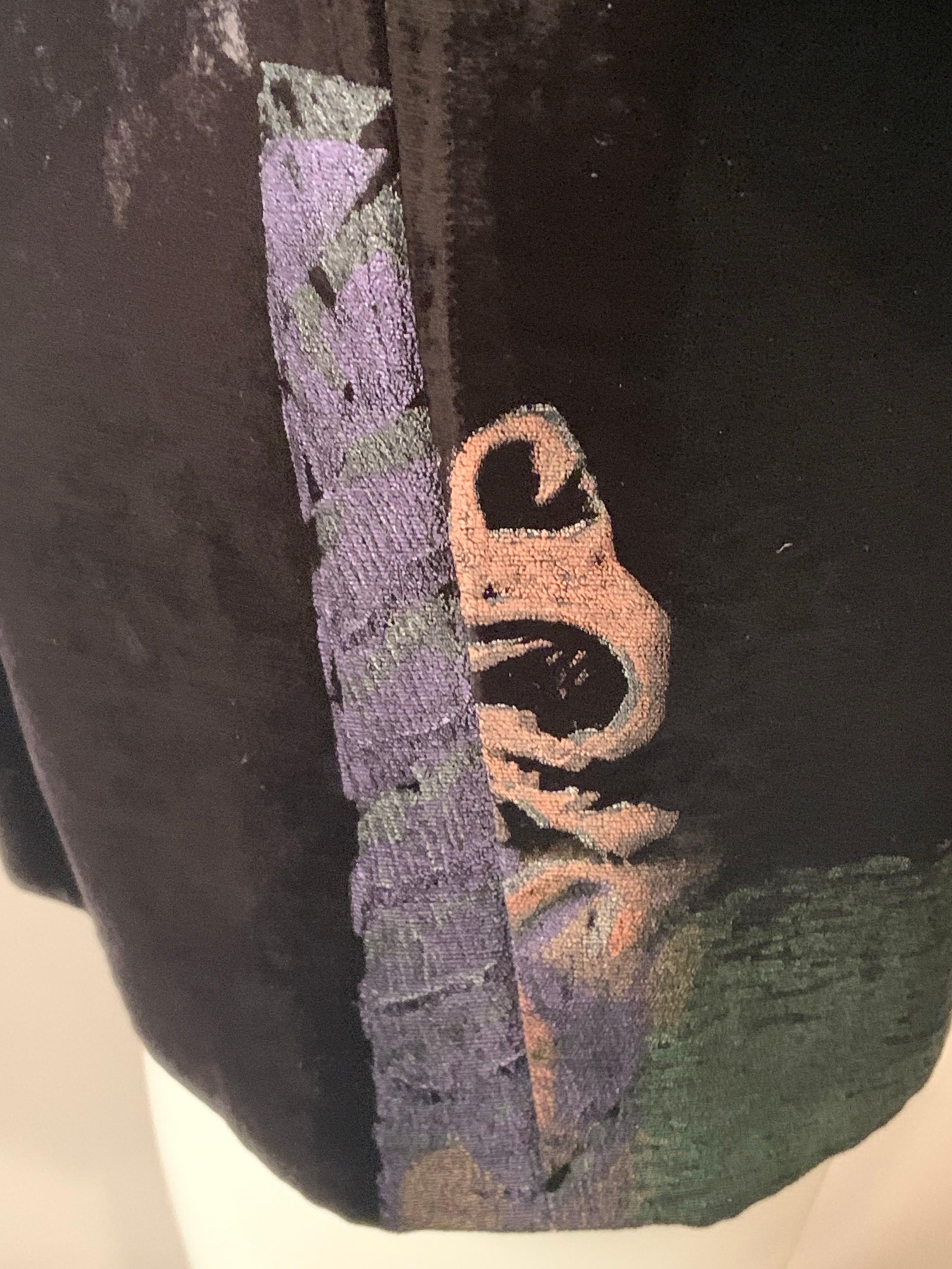 Christian Lacroix Veste en velours avec des designs/One au pochoir à la manière de Fortuny en vente 10