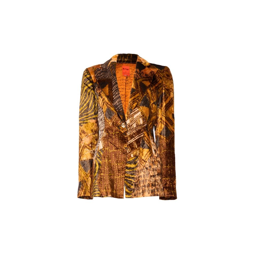 Marrone Abito in velluto Christian Lacroix in vendita
