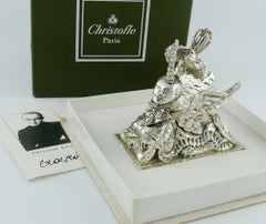 Pisapapeles unicornio vintage 1998 de edición limitada chapado en plata Christian Lacroix