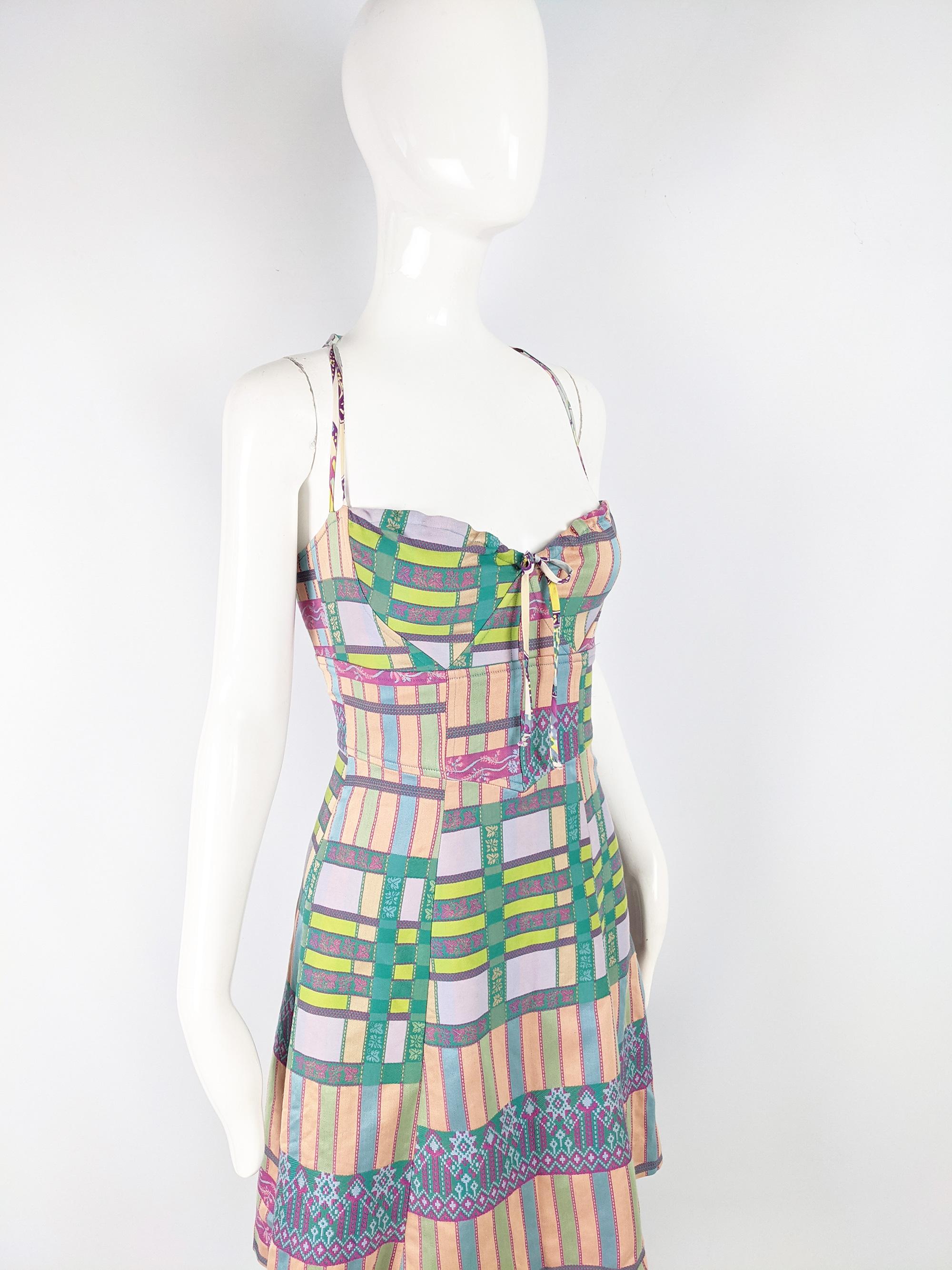 vintage patchwork dress