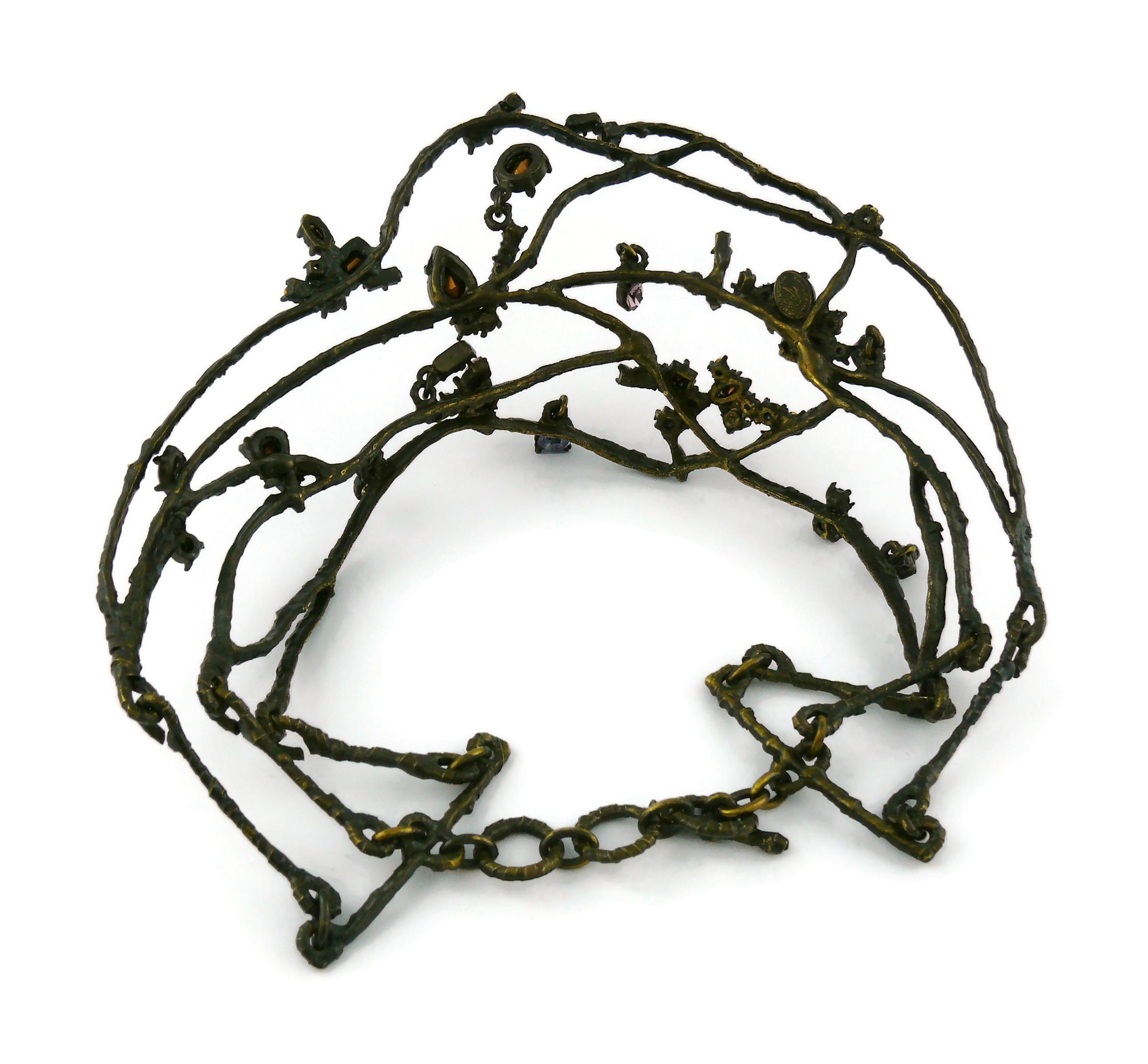 Christian Lacroix Vintage Branches Design Choker Necklace For Sale 7