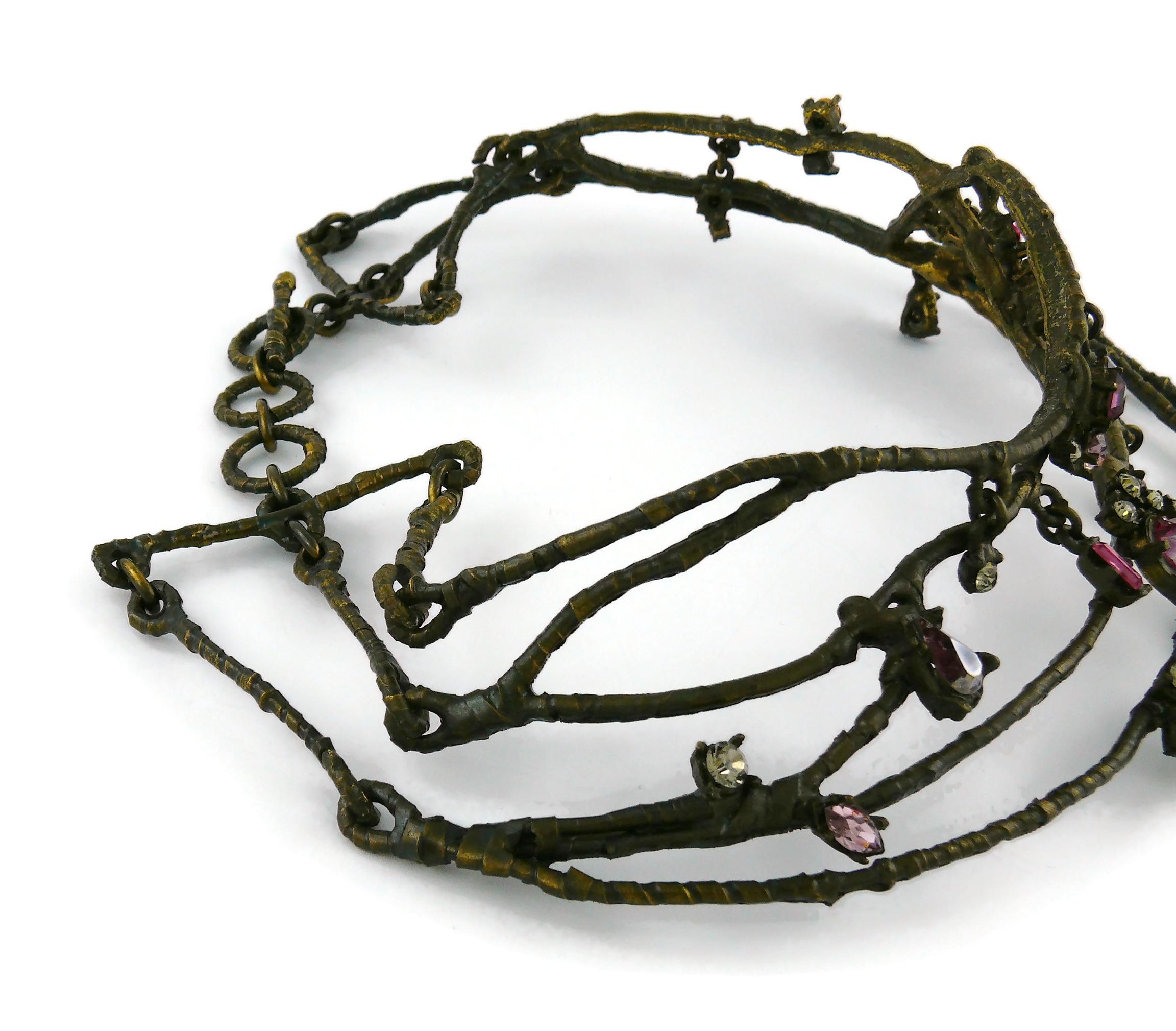 Women's Christian Lacroix Vintage Branches Design Choker Necklace For Sale