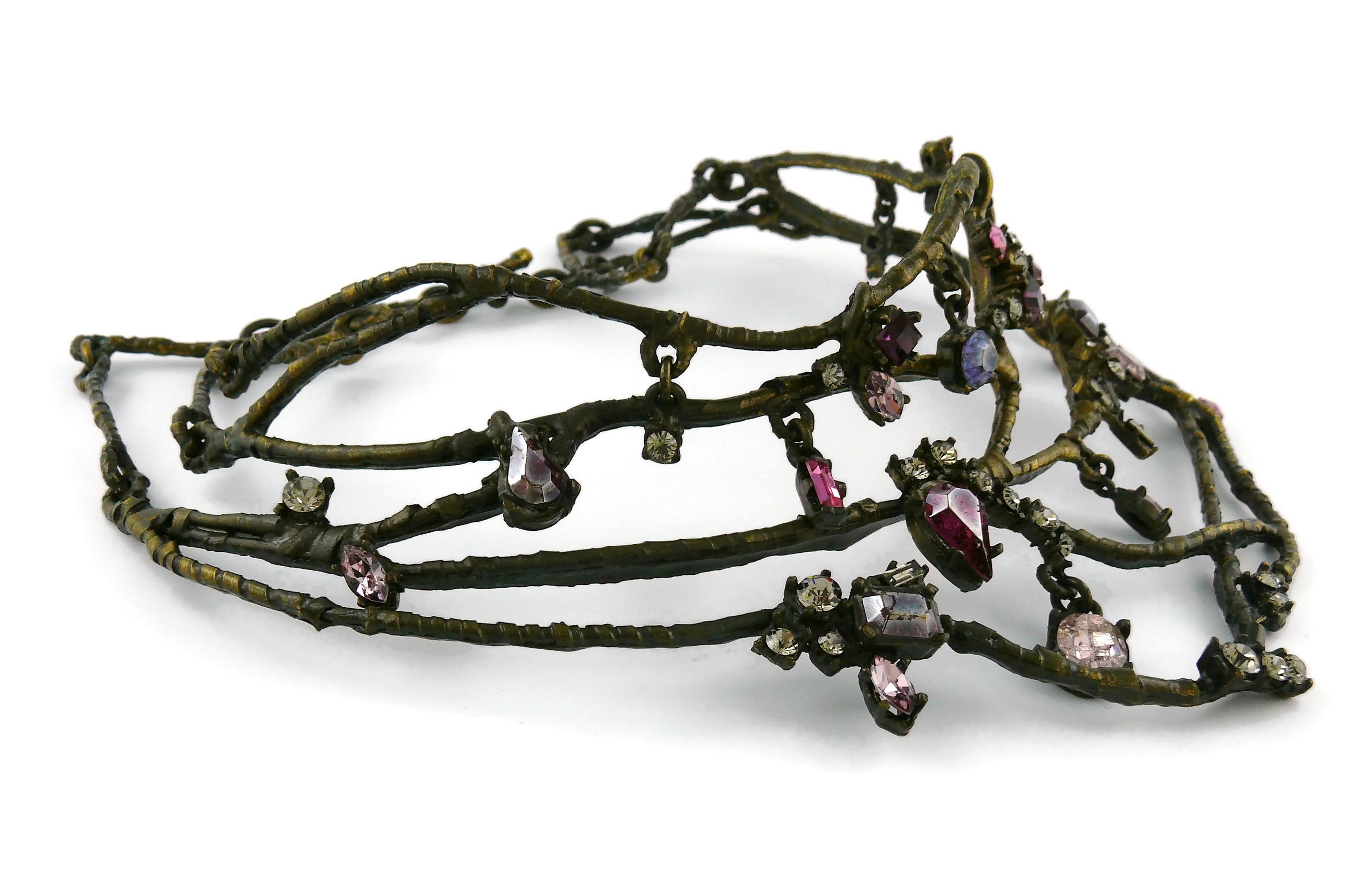Christian Lacroix Vintage Branches Design Choker Necklace For Sale 1