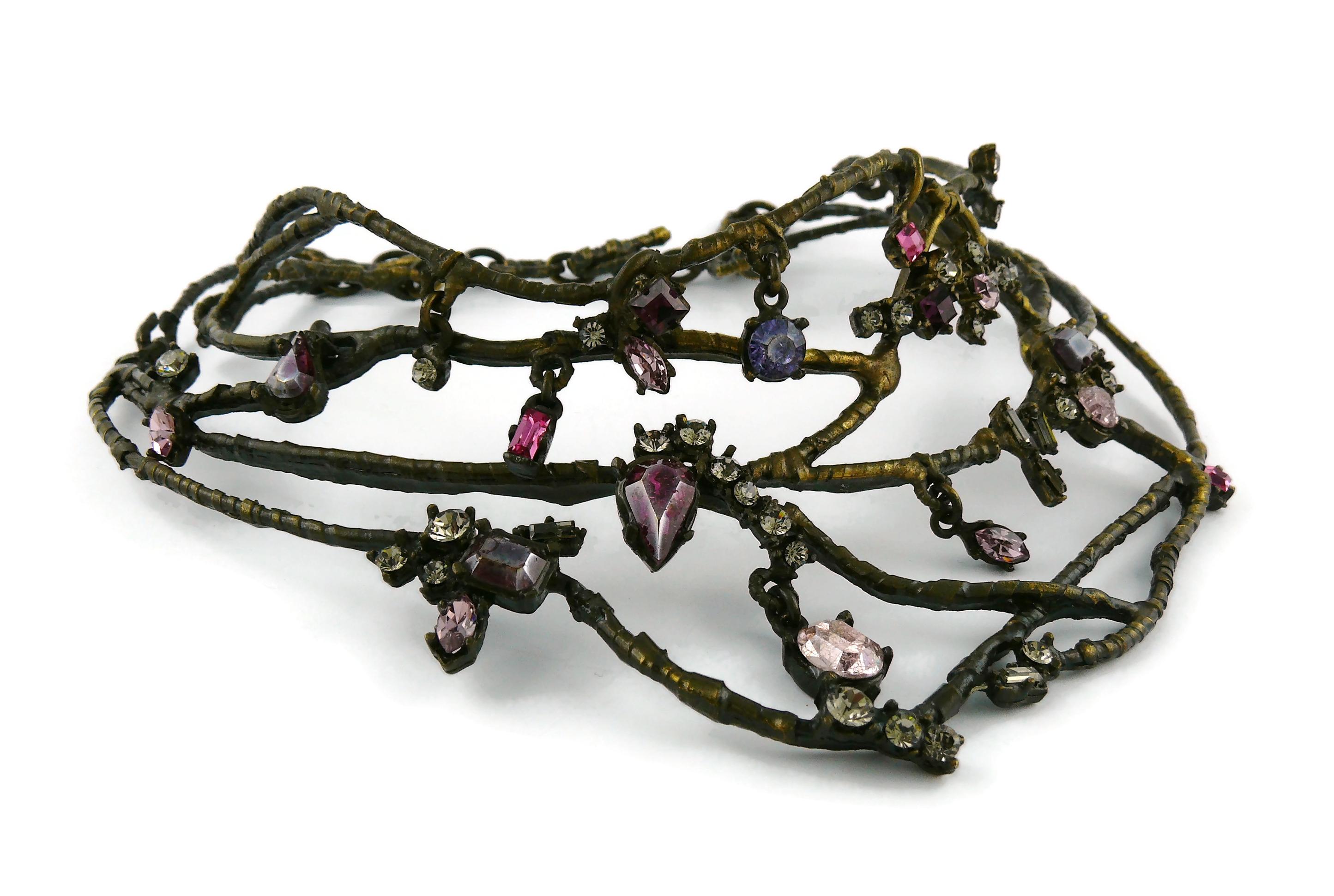 Christian Lacroix Vintage Branches Design Choker Necklace For Sale 2