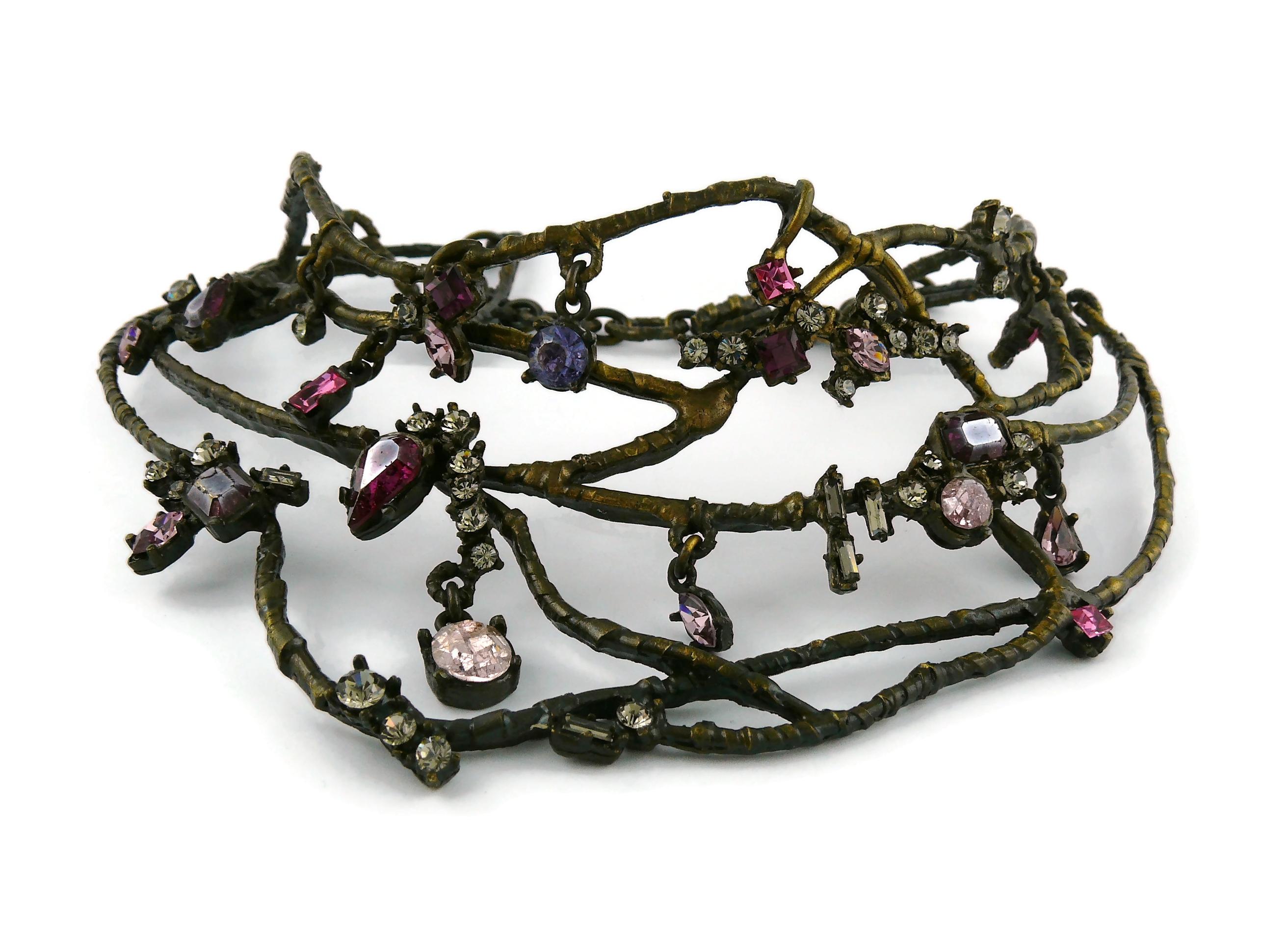 Christian Lacroix Vintage Branches Design Choker Necklace For Sale 3