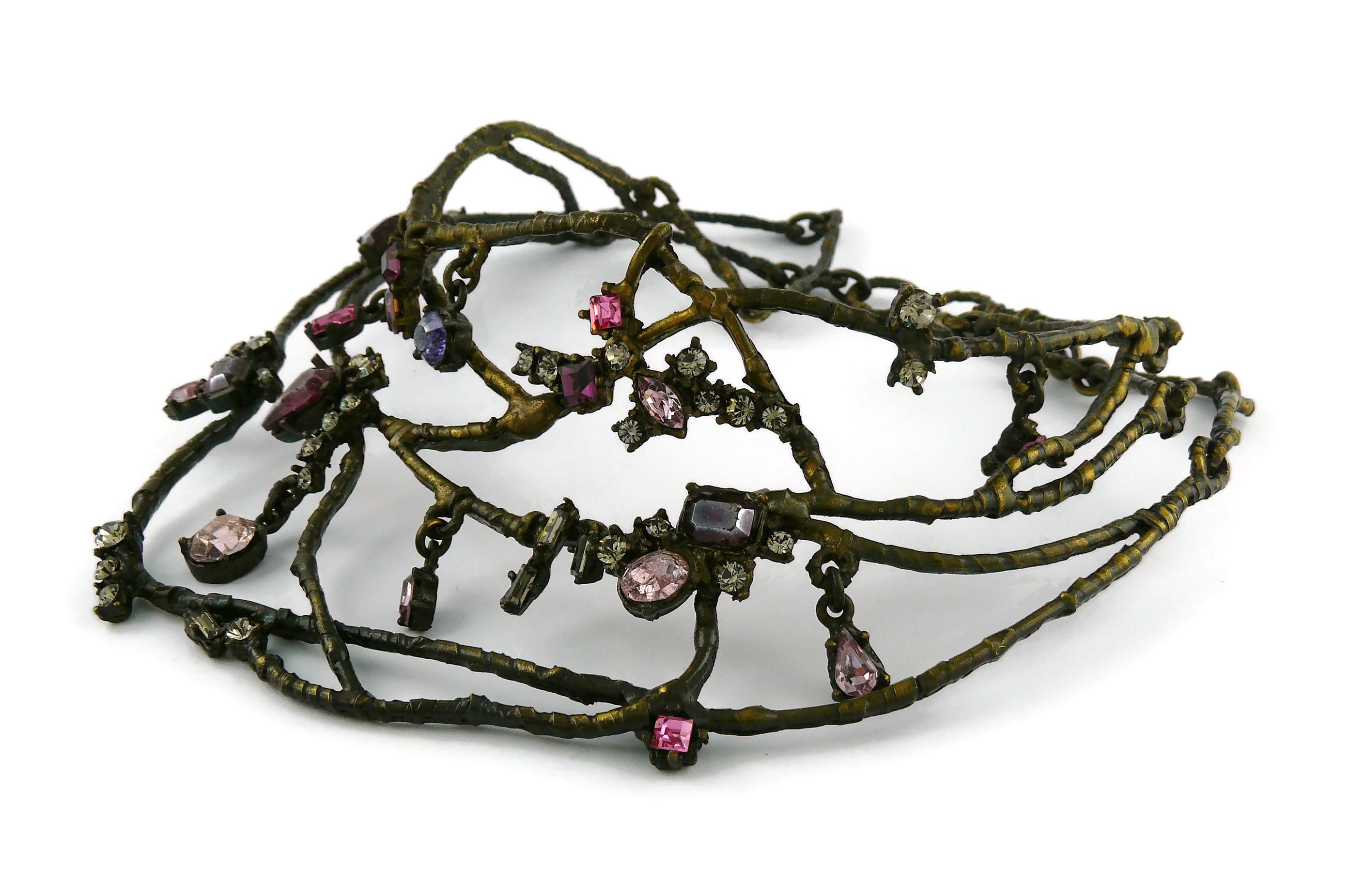 Christian Lacroix Vintage Branches Design Choker Necklace For Sale 4