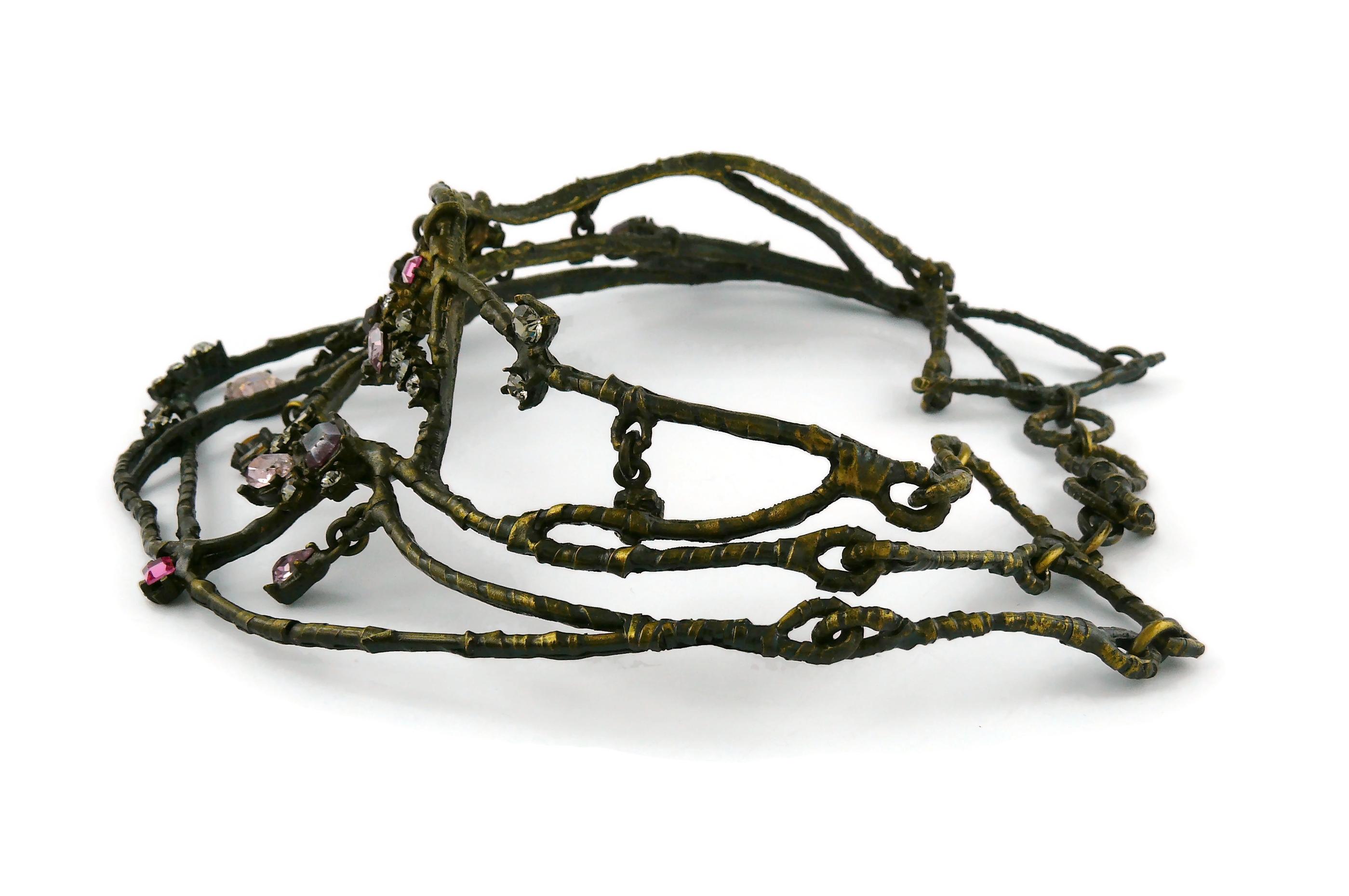 Christian Lacroix Vintage Branches Design Choker Necklace For Sale 5