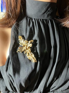 Christian Lacroix vintage brooch or pendant cross