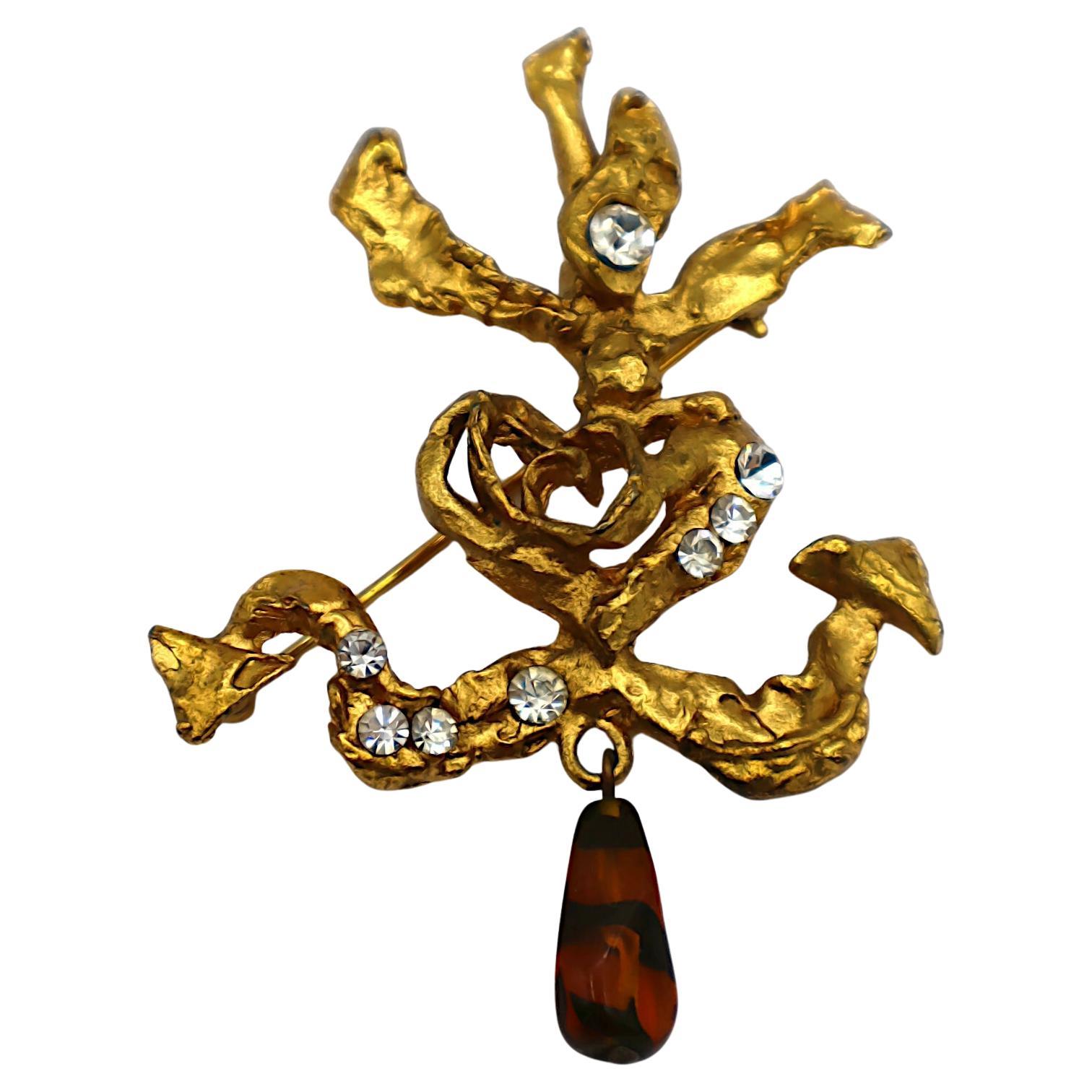 CHRISTIAN LACROIX Vintage Camargue Kreuzbrosche