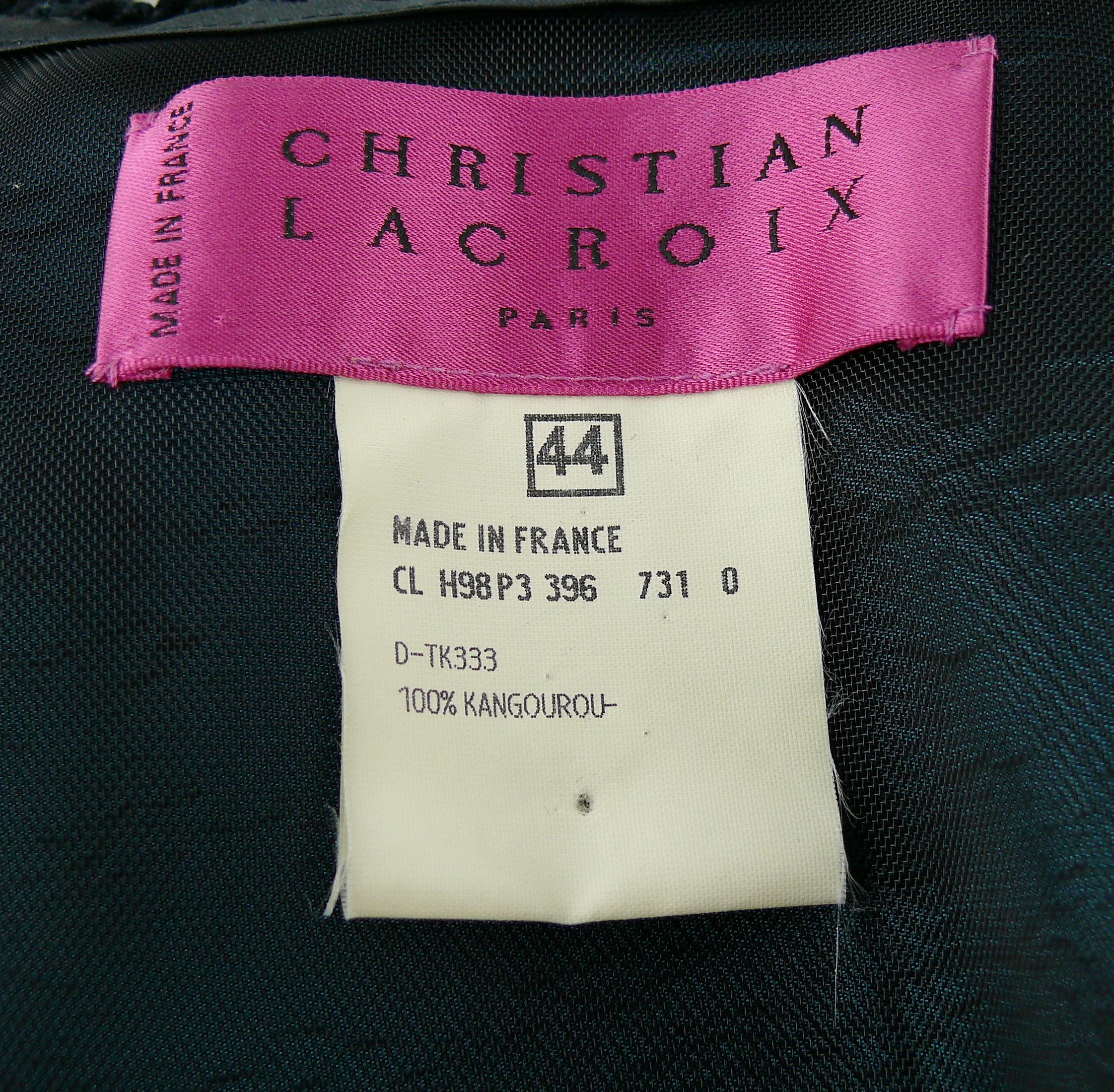 Christian Lacroix Vintage Cape Short Cloak 2